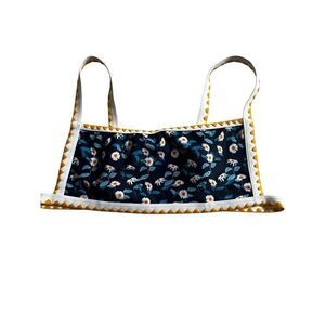 ZAFUL Crochet Trim String square swim Top size 8